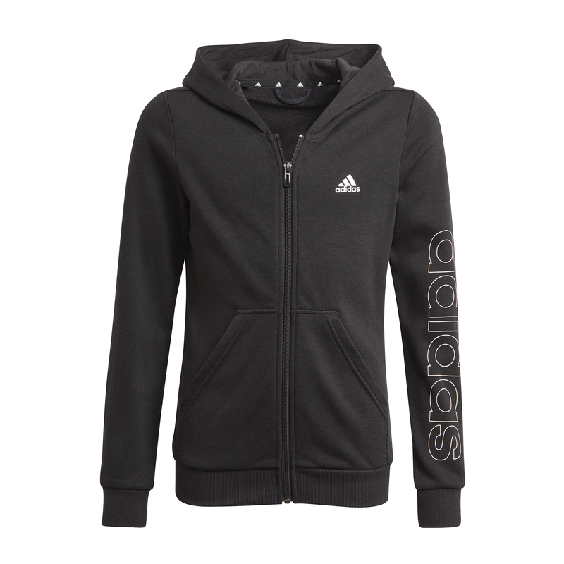 Adidas girls  essentials full-zip hoodie (gn4050) image number null