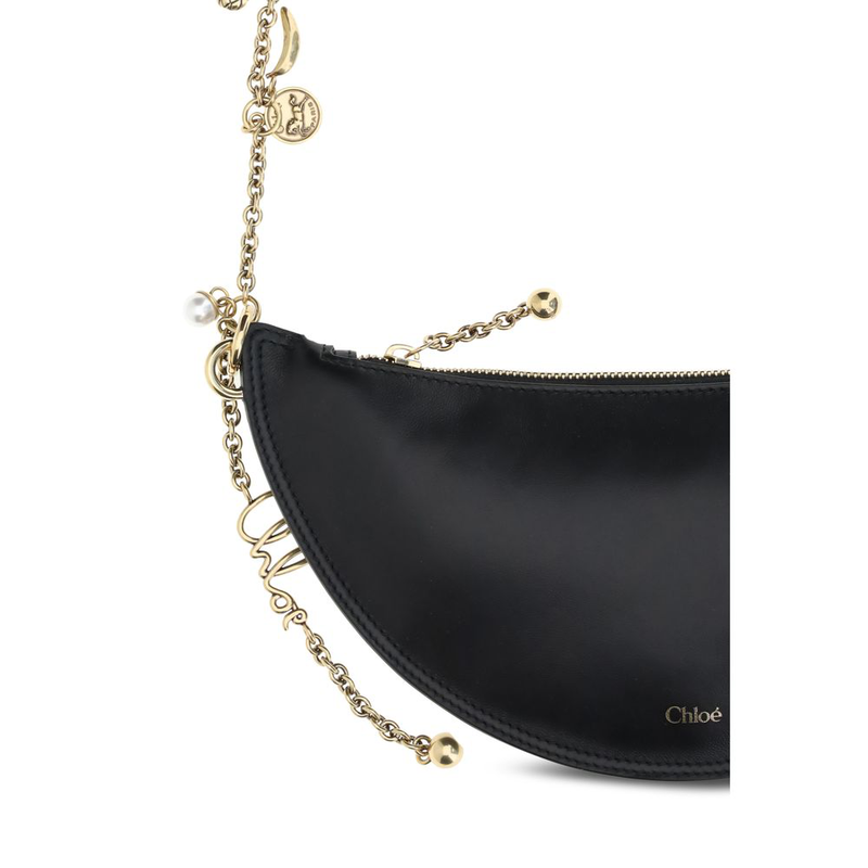 Black lamb ovis aries aries shoulder bag-null