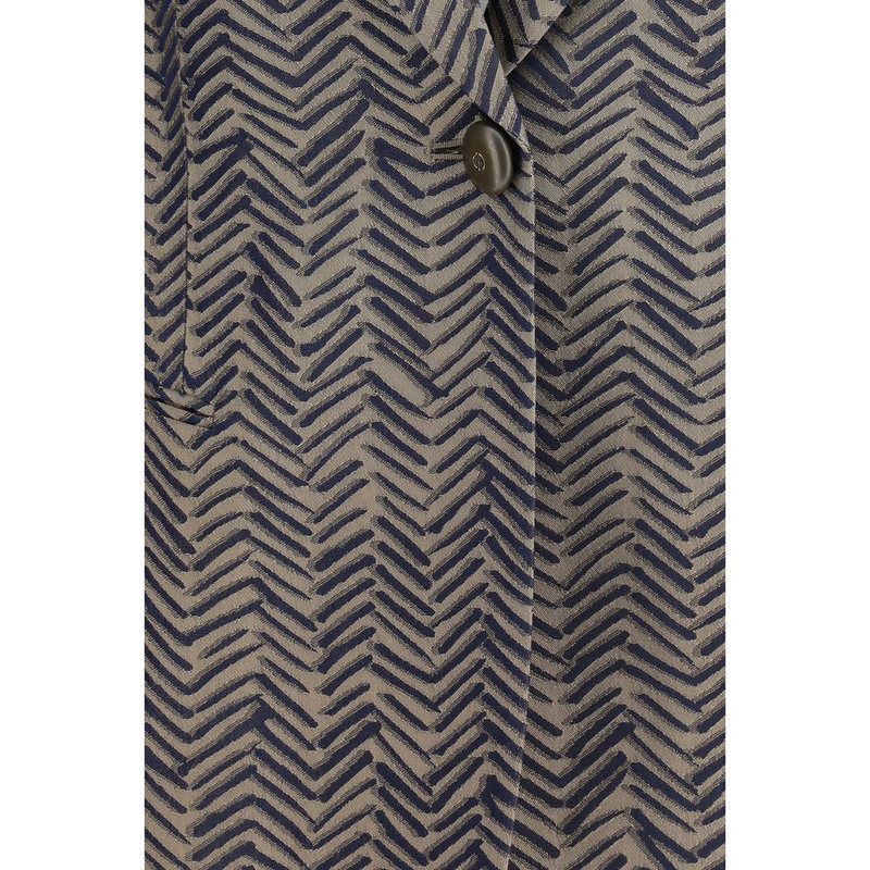 Beige viscose blazer-null
