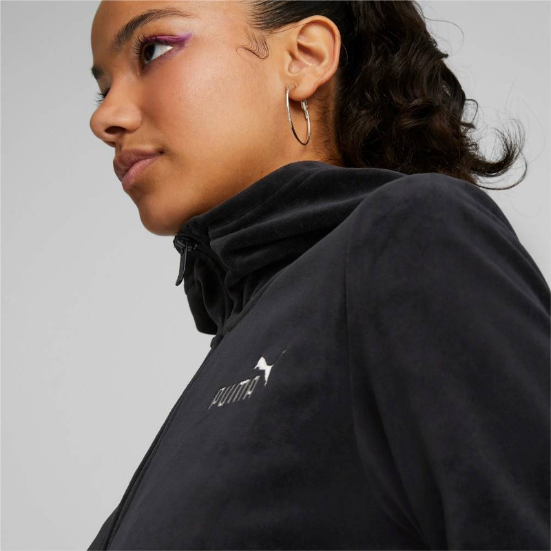 Product image: Puma ssentials+ velour full-zip hoodie-null