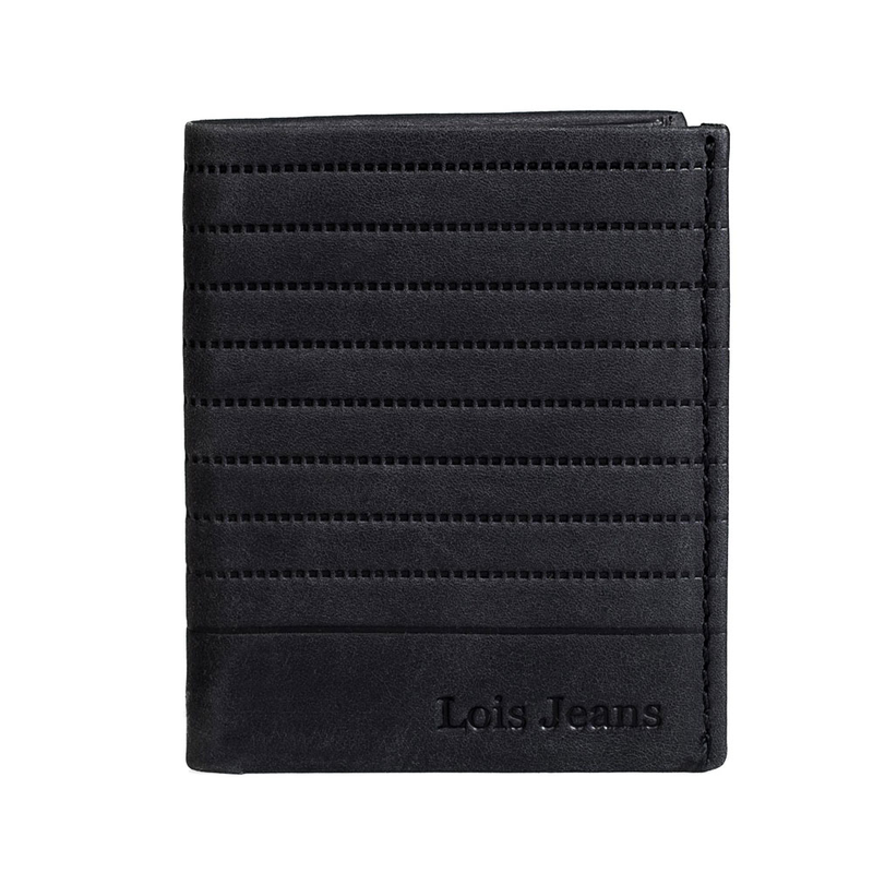 Product image: Πορτοφόλι ανδρικό δερμάτινο lois 202217-01 μαύρο-null