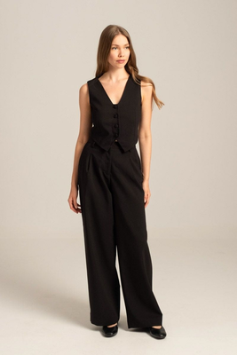 Megan vest, Black, medium