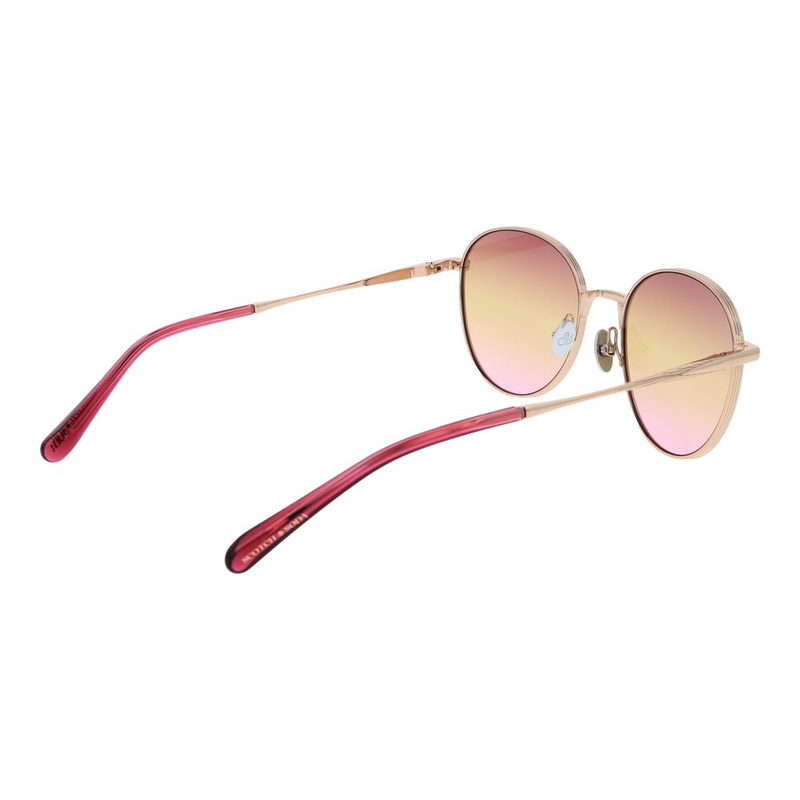 Rose gold metal sunglasses-null