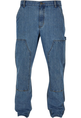 Urban double knee jeans, Black, medium