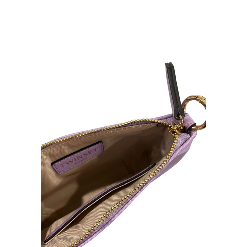Purple pu women shoulder bag-null