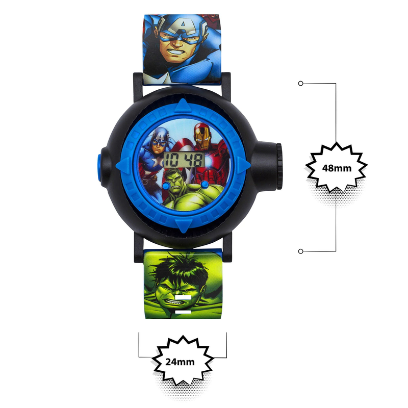 Buy Marvel avengers digital projection multicoloured strap watch Jinius