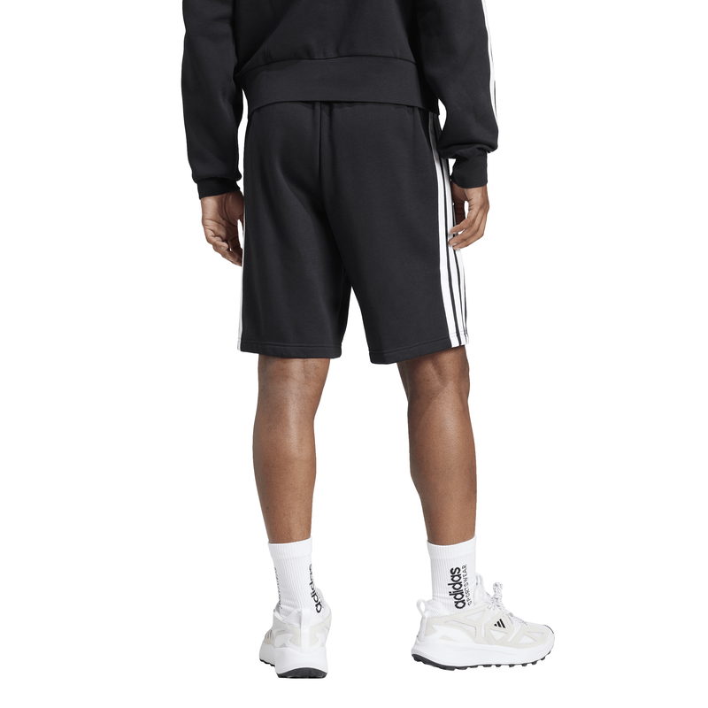Adidas mens essentials 3-stripes fleece shorts-null