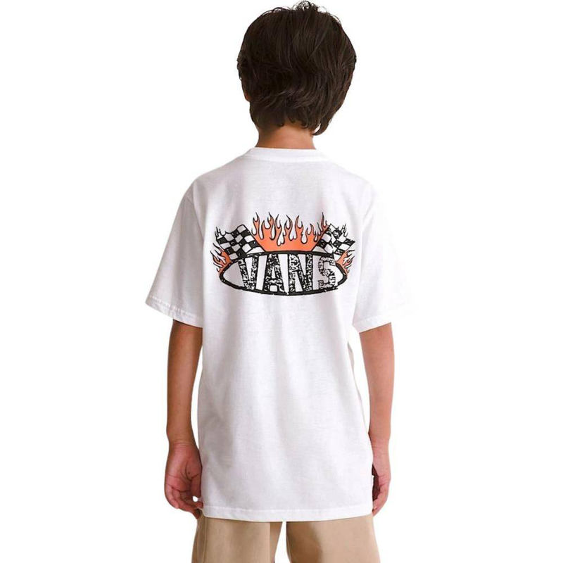 Teen racing flames short sleeves t-shirt-null