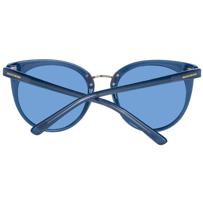 Blue plastic sunglasses-null