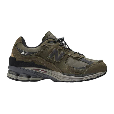 New balance m2002 lifestyle sneakers, Cargo Green / Black, medium