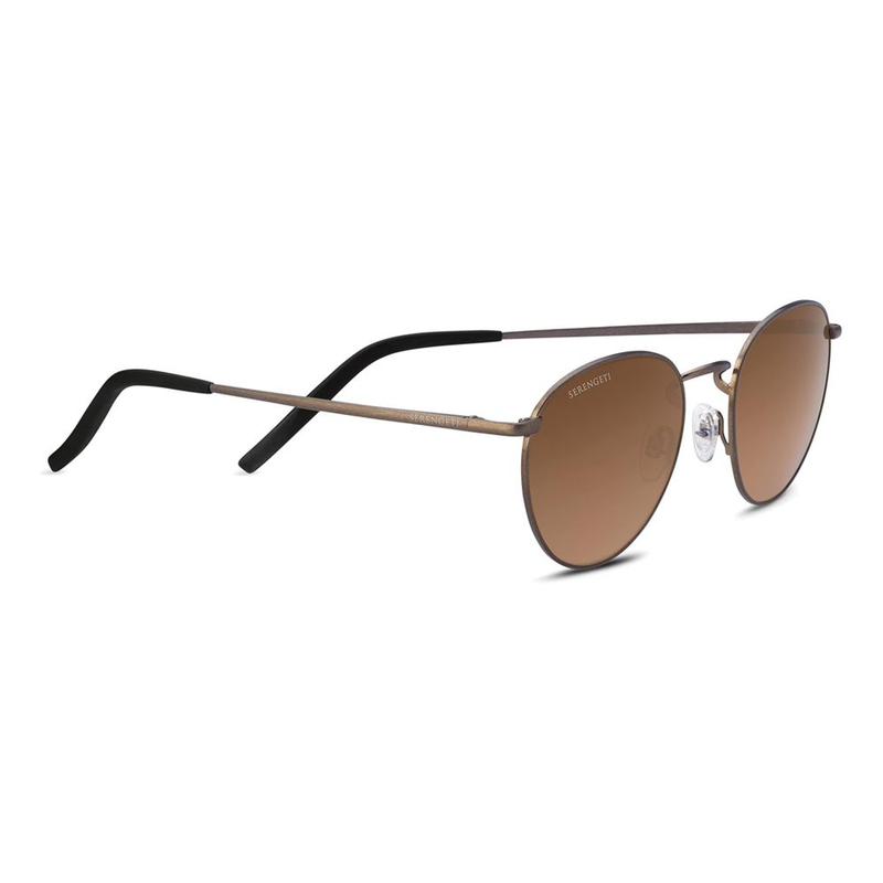 Brown metal sunglasses-null