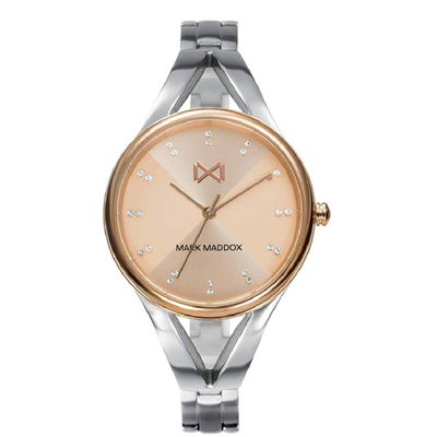 Mark maddox s/s ip rose watch bracelet woman