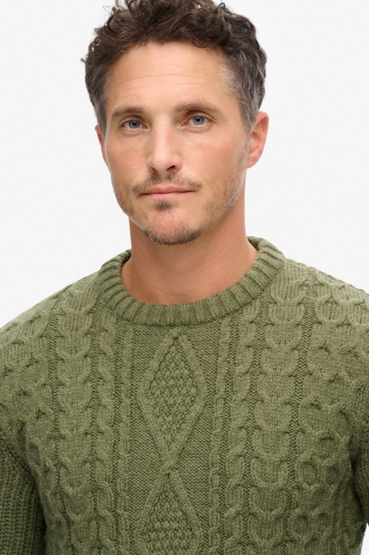 Jacob cable knitted top - superdry-null