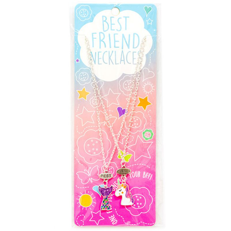Best friend necklaces unicorn  mermaid 14482384-null