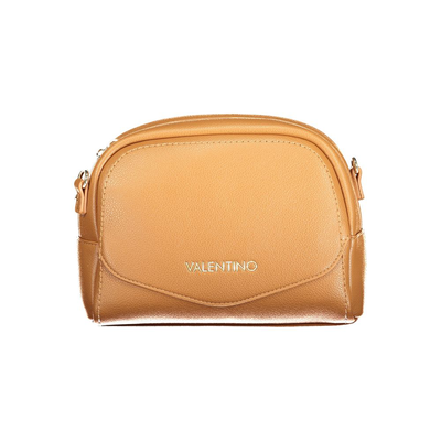 Brown polyurethane women's bag, Brown, medium