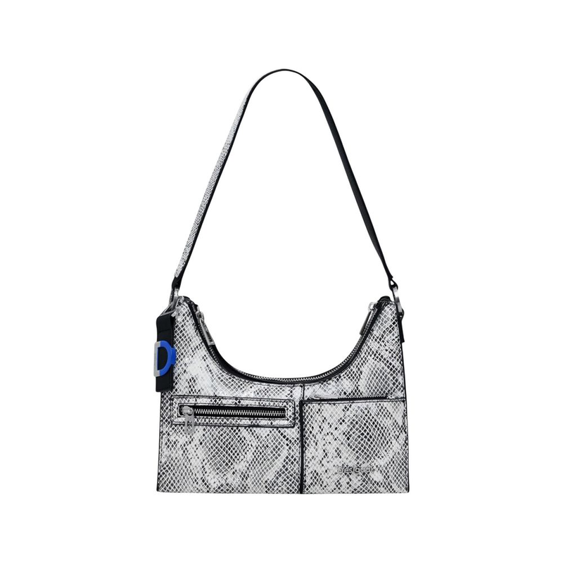 Black polyethylene handbag-null