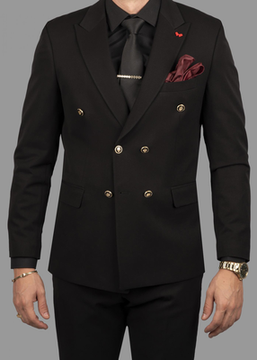 Dzine crossbody 2piece slim fit suit