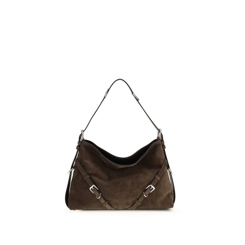 Black calf leather bos taurus shoulder bag-null