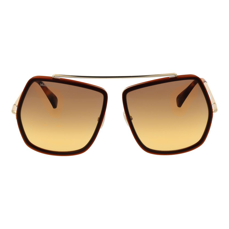 Brown metal sunglasses-null