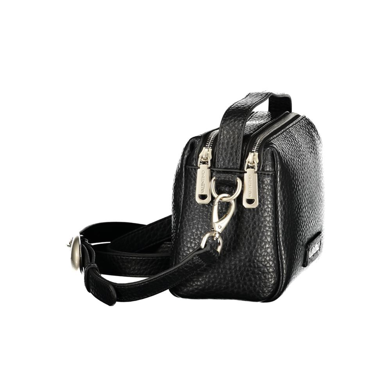 Nero poliuretano women handbag-null