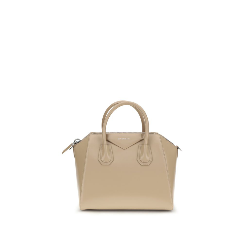 Beige calf leather bos taurus handbag-null