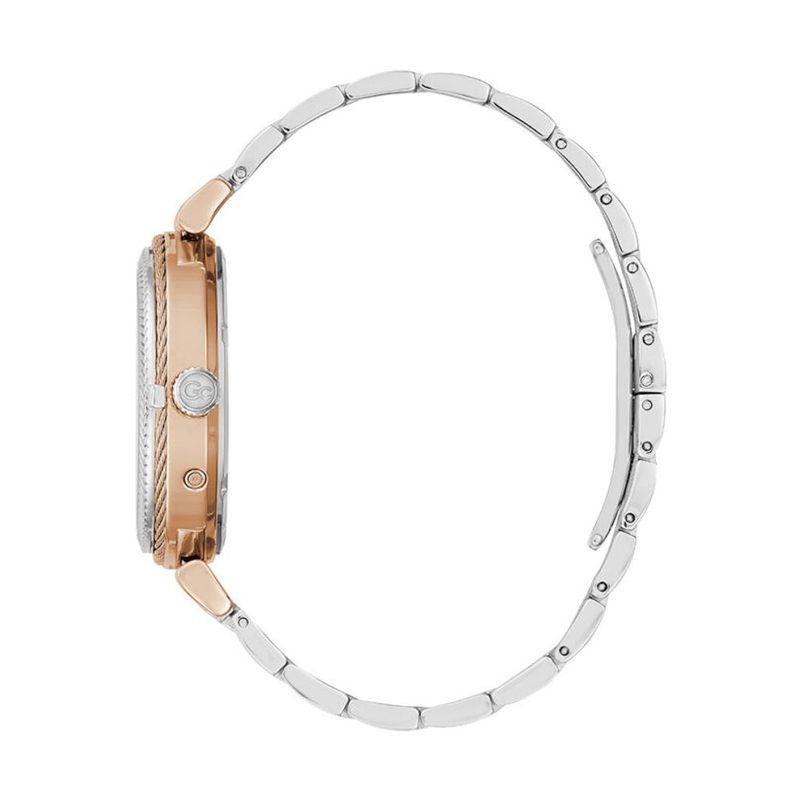 Gray stainless steel dress watch-null