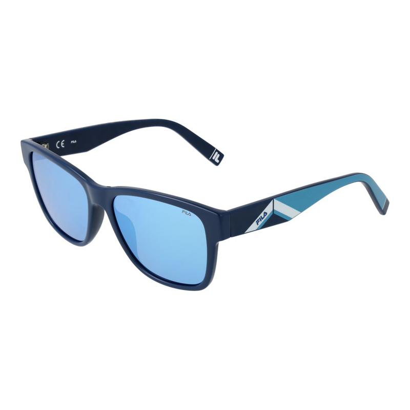 Blue plastic sunglasses-null
