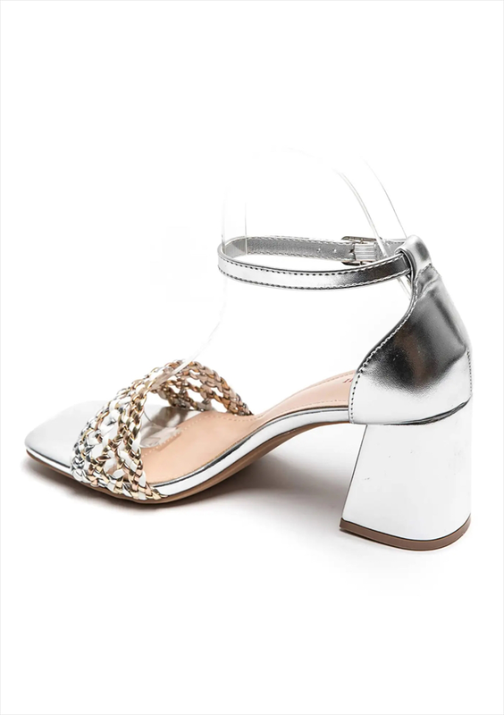Sandal mid block heel-null