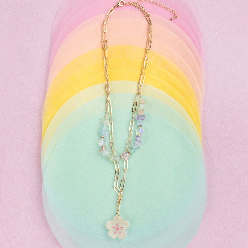 Great pretenders boutique chic garden gem necklace-null