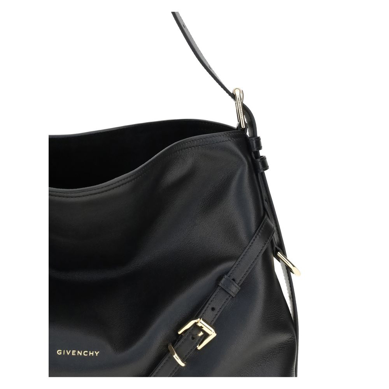 Black calf leather bos taurus handbag-null