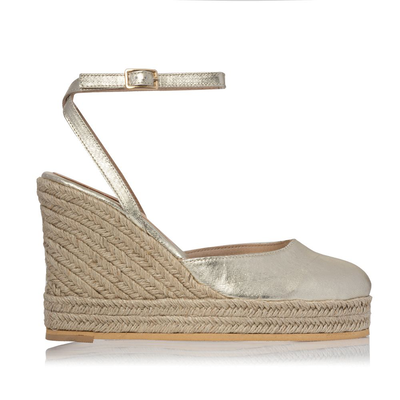 Day 2 day shoes espadrilles, Gold, medium