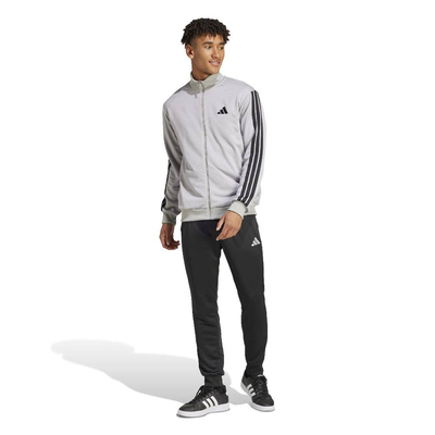 Men 3-stripes freelift tracktop tracksuit, Grey Heather, medium