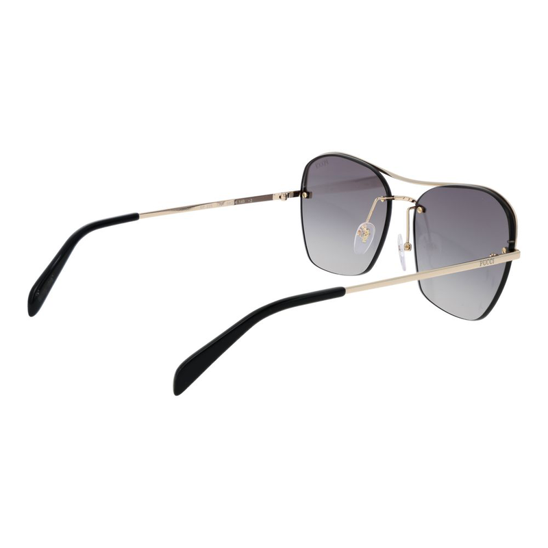 Gold metal sunglasses-null