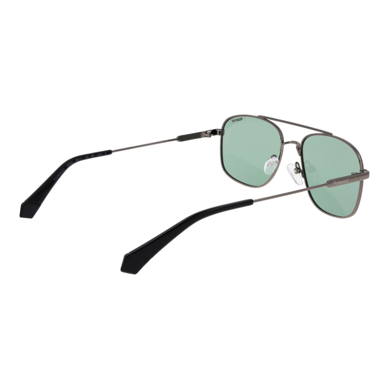 Gray metal sunglasses-null