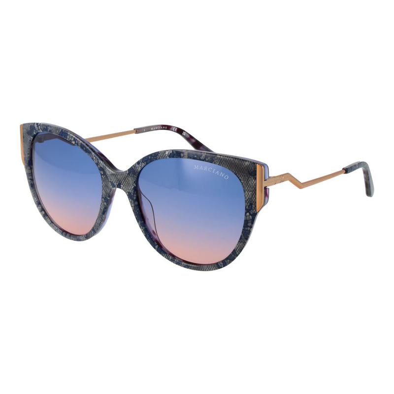 Blue acetate sunglasses-null