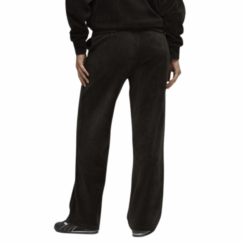 Puma women essentials elevated velour rib straight leg pant-null