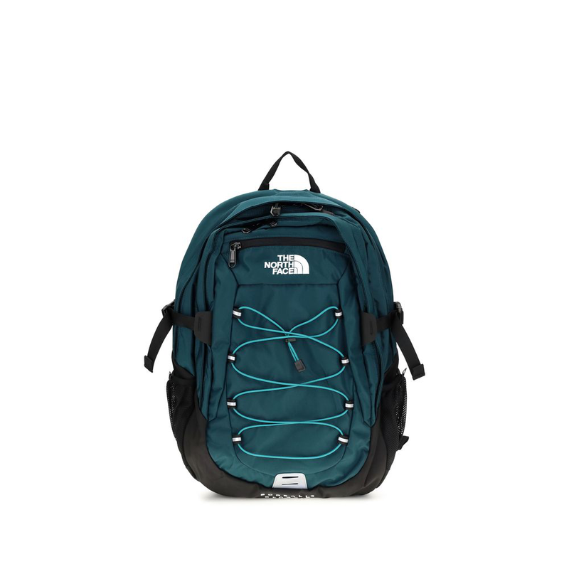 Bicolor nylon shoulder bag-null