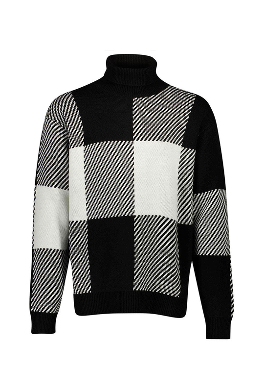 Lindbergh checked roll neck knitwear image number null
