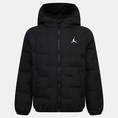 Jordan kids jdn welded jordan puffer, Black, medium
