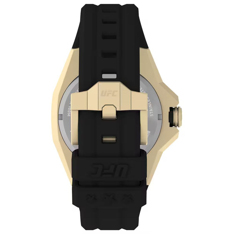Black synthetic sport watch-null