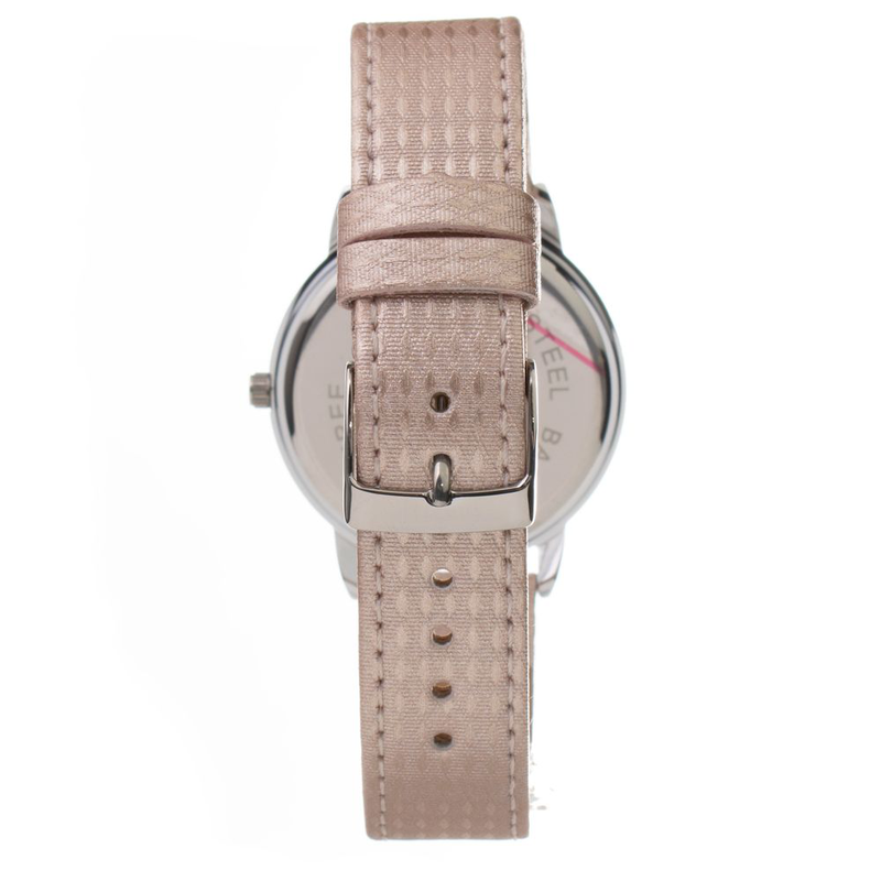 Multicolor leather dress watch-null