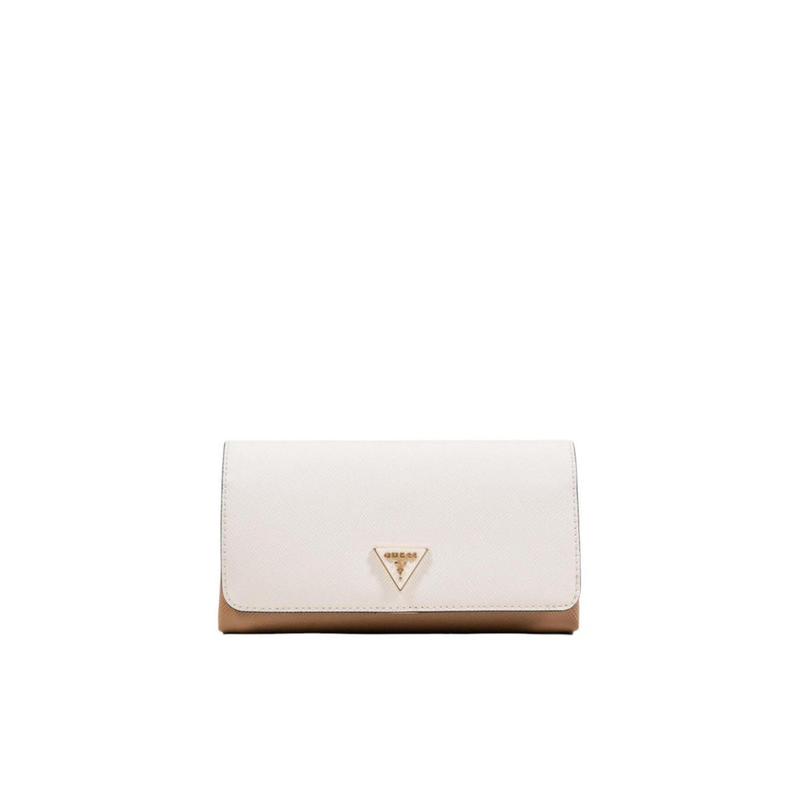 Beige polyethylene clutch bag-null
