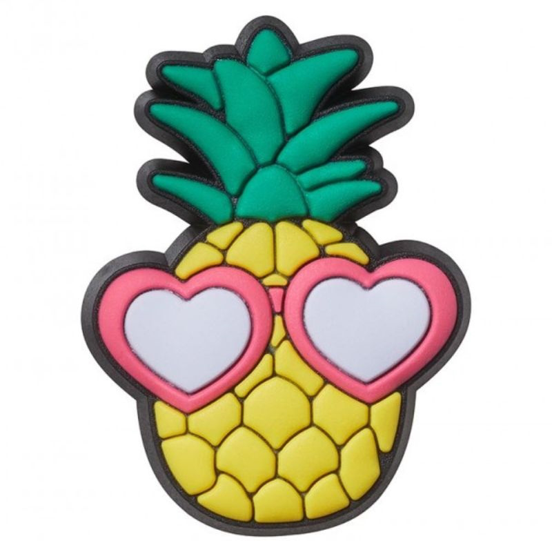 Crocs jibbitz pineapple with sunnies 10009858-null