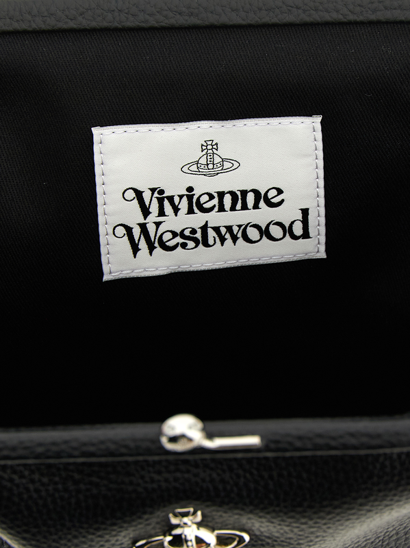 Black polyethylene clutch bag-null