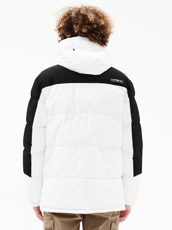 Men’s hooded puffer jacket image number null