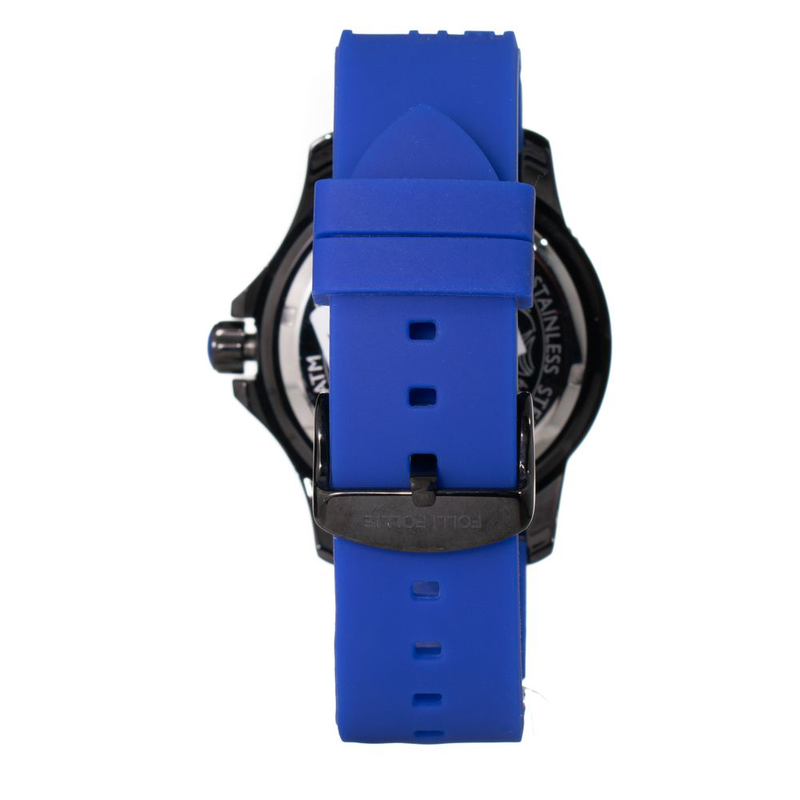 Blue synthetic sport watch-null