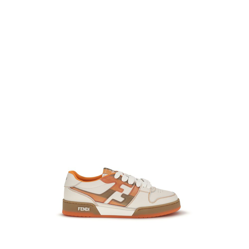Multicolor leather athletic sneakers-null