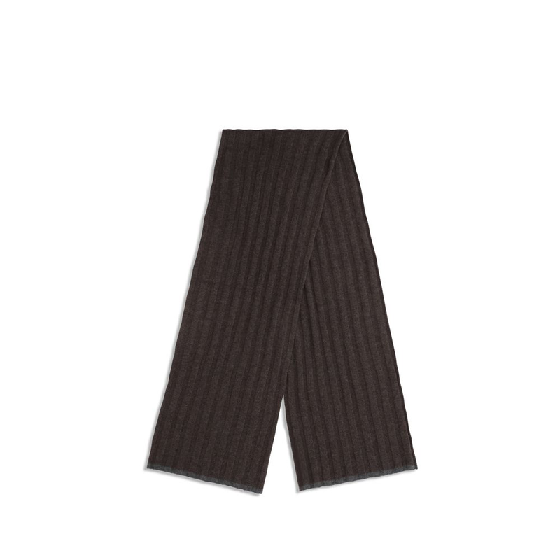 Brown cashmere scarf-null