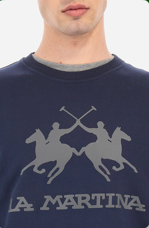 La martina men fleece crew neck ccmf01 image number null
