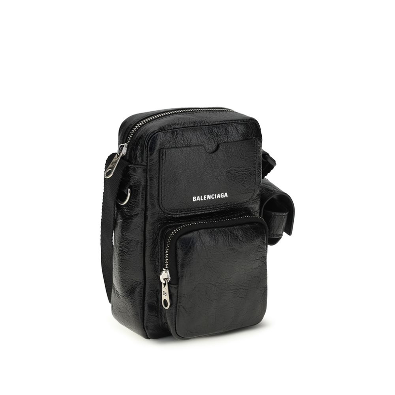 Black lamb ovis aries aries shoulder bag-null